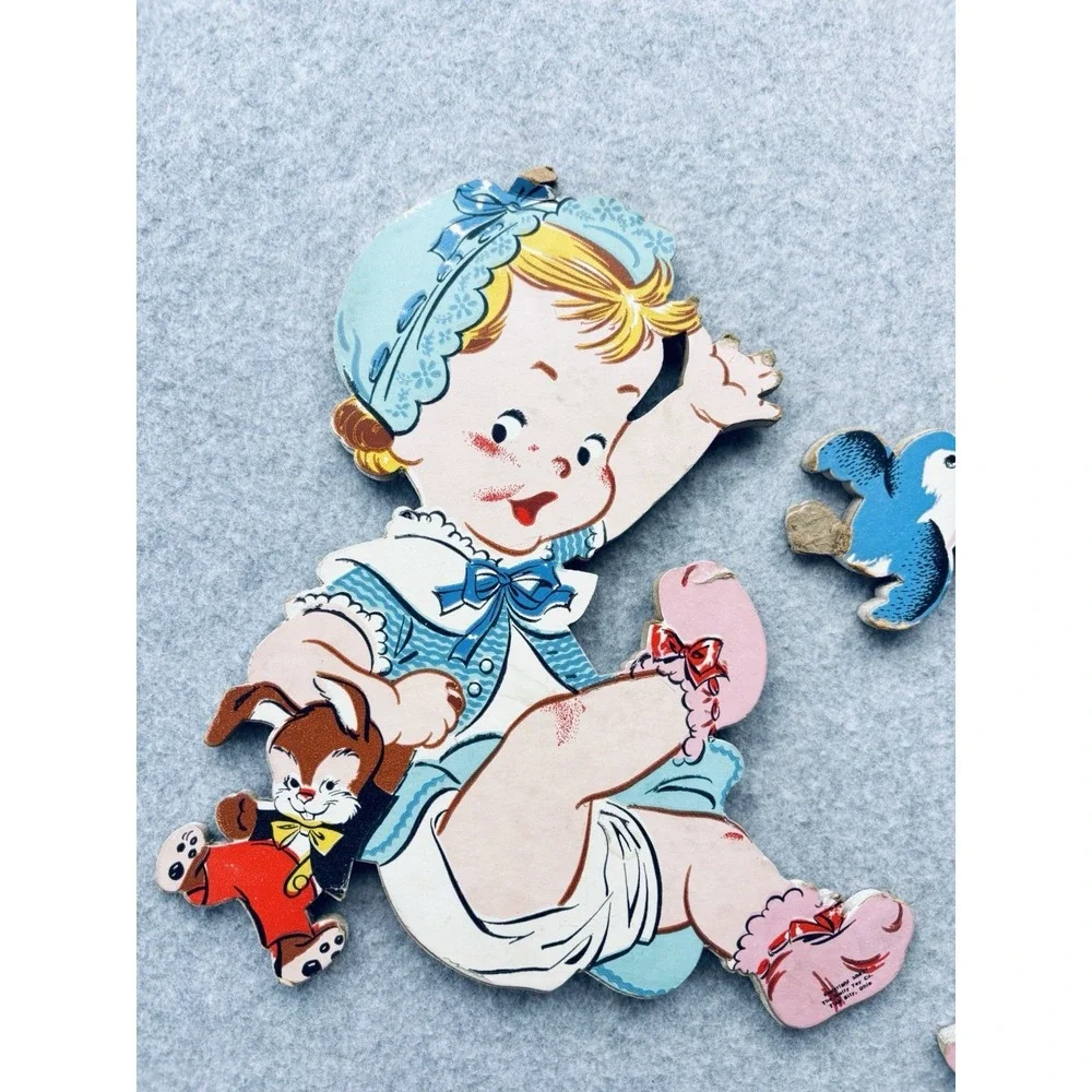 Vintage 1952 Dolly Toy Co. Mother Goose Pin Ups 